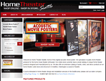 Tablet Screenshot of hometheaterseattle.com